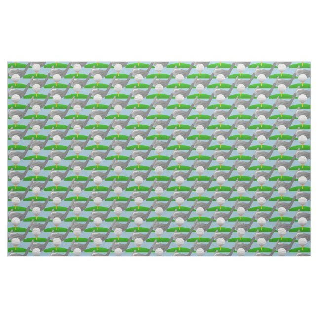 Tissu Structure de conception de golf (Fat Quarter)