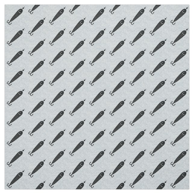Tissu Structure de conception des leurres de pêche (Échantillon)