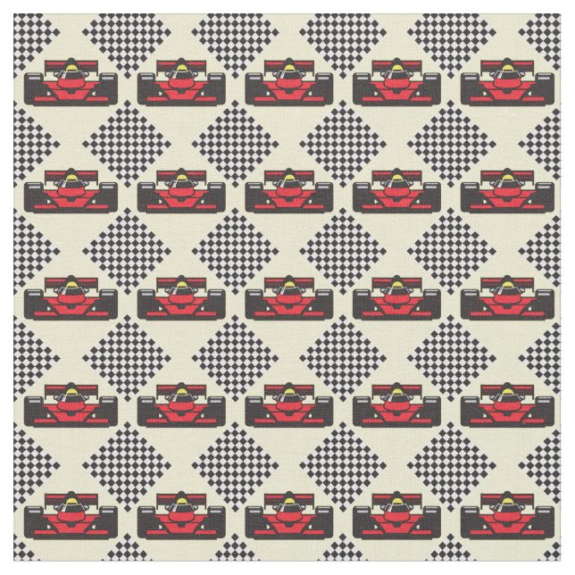 Tissu Structure de conception des voitures de course (Fermer)