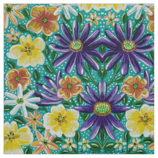 Tissu Structure des champs d'été