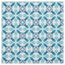 Style Carrelage bleu Motif