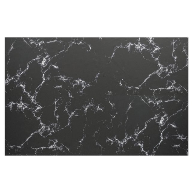 Tissu Style marbre élégant4 - Noir et blanc (Fat Quarter)