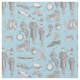 Tissu style masculin victorien vêtements anciens toile d