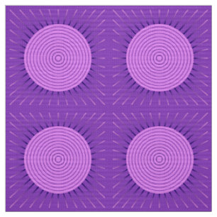 Tissu Sunburst géométrique moderne - Amethyst Purple