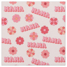 Super Hippy Mama Texte rose Word & Fleurs