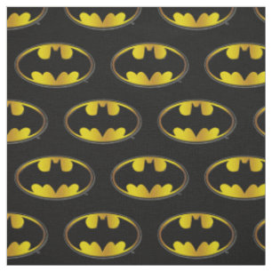 Tissu Symbole Batman Logo de dégradé ovale