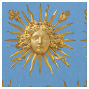 Tissu Symbole de Louis XIV le Roi Soleil