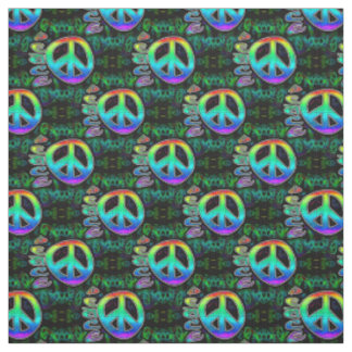 Tissu Symbole de paix d'arc-en-ciel