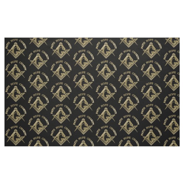 Tissu Symbole maçonnique (Fat Quarter)