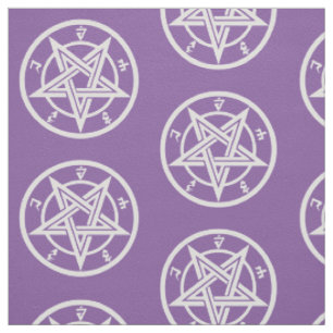 Tissu Symbole pentagramme classique