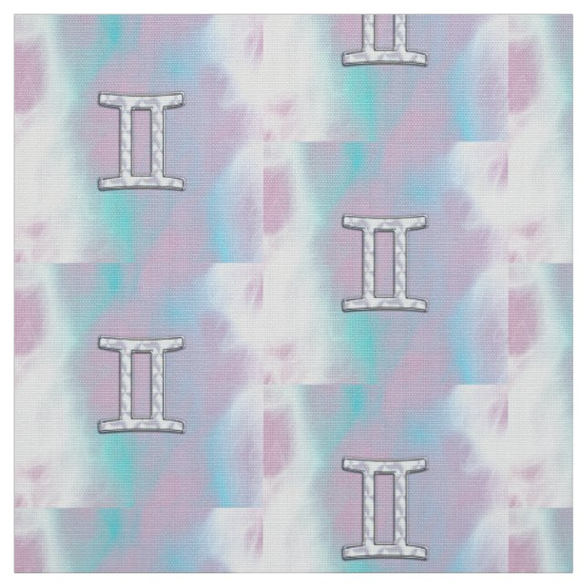 Tissu Symbole zodiaque Gemini Gemini (Échantillon)