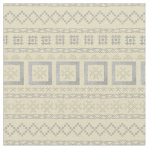 Tissu Symboles traditionnels lettons sur la toile de bou