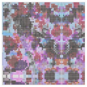 Tissu Tache d'encre du Purpinklue au carré