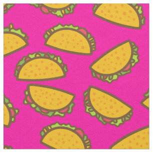 tissu tacos rose