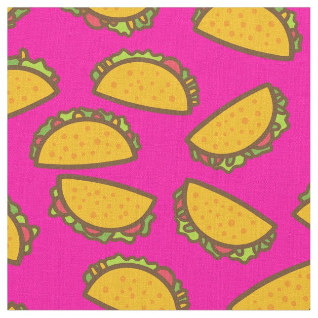 tissu tacos rose (Fermer)
