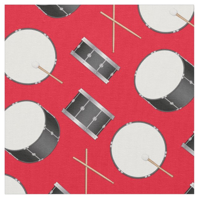 Tissu Tambours musicien enseignant (Fermer)