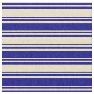 Tissu Tan & Bleu Couleur rayé/Motif Linne