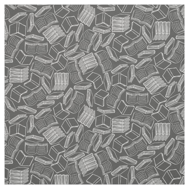 Tissu Tant de livres (Échantillon)
