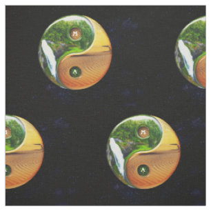 Tissu Taoism de désert et de jungle de Yin Yang