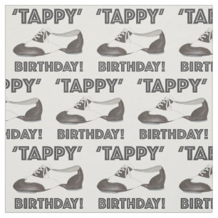 Tissu Tappy Birthday Dance Chaussure Tapdance Black Whit
