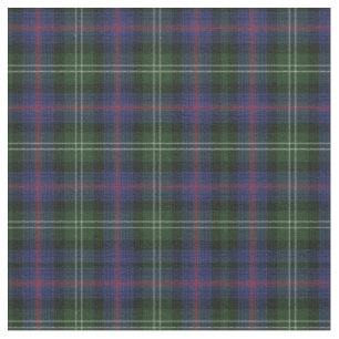 Tissu Tartan Clan Sutherland Motif Plaid