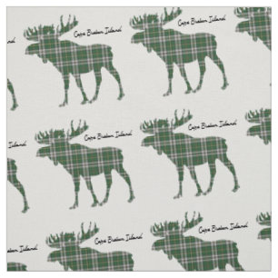 Tissu tartan d'orignal de l'île du Cap-Breton