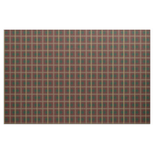 Tissu Tartan feuille d'érable