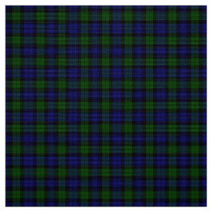 Tissu Tartan noir de montre