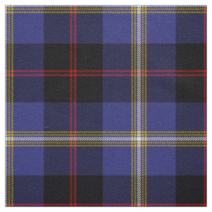 Tissu Tartan Plaid de Clan Hill en Écosse