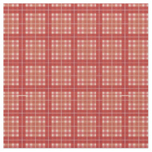 Tissu Tartan rouge vif En vichy plaid