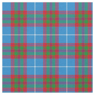 Tissu Tartan, ville d'Édimbourg, plaid Blue Red Purple