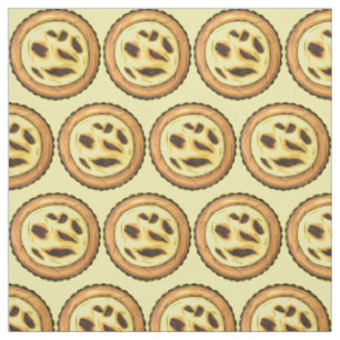 Tissu Tarte à l'oeuf portugais Pastéis de Nata
