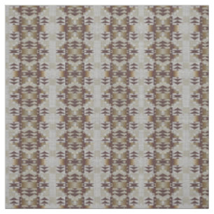 Tissu Taupe Brown gris foncé Khaki Beige Ethnic Look