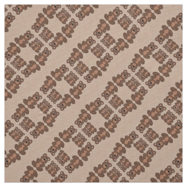 Tissu Teddy Bear (Échantillon)