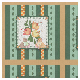 Tissu Teddy Bear Motif