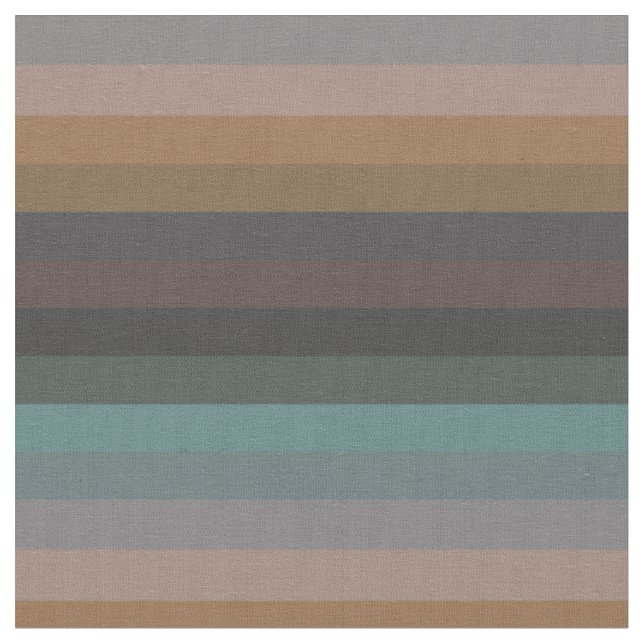 Tissu Teintes sarcelle et chameau neutres côtières attén (Fermer)