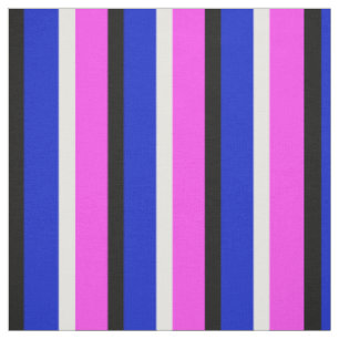 Tissu Textile Grilles Bleues Violettes