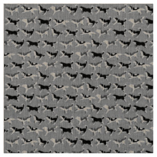 Tissu Textiles enroués de chien de tissus de chien de