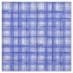 Tissu texture blanche bleue classique de plaid de tartan