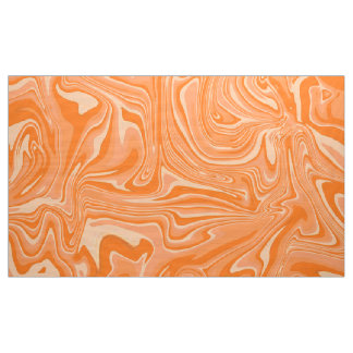 Tissu Texture marbrée numérique orange2 Fabric