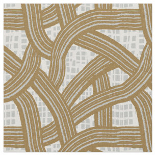 Tissu texture maximaliste lignes croisées brun bleu clai