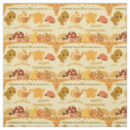 Tissu Thankesgiving Turquie to Dinner Design amusant