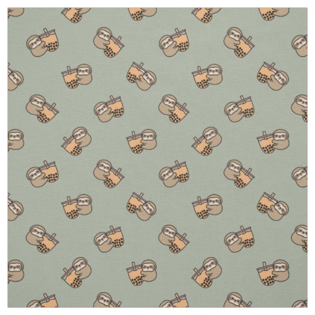 Tissu Thé à bulle mou et fentes (Échantillon)