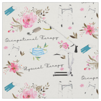 Tissu Thème de l'ergothérapie et de la physiothérapie