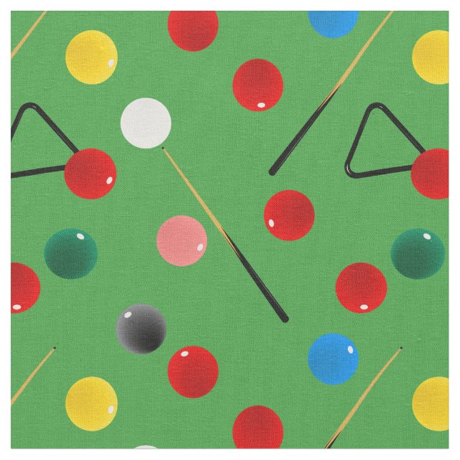 Tissu Thème Snooker (Fermer)