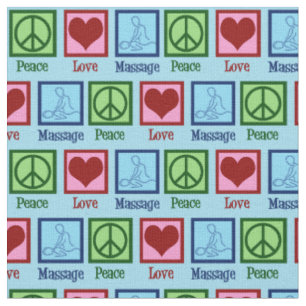 Tissu Thérapie de massage Peace Love