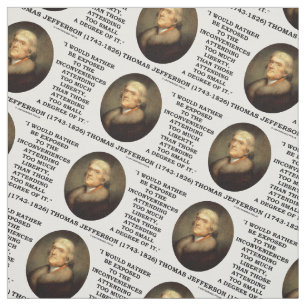 Tissu Thomas Jefferson gêne trop de liberté