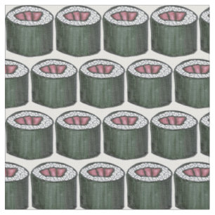Tissu Thon épicé Roll Sushi Japonais Nourriture Maki Rol