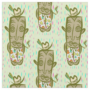 Tissu Tiki de tabagisme