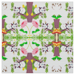 Tissu Tissu, Possum Chicks Frog Floral
